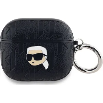 Příslušenství pro sluchátka Karl Lagerfeld PU Embossed Karl Head Pouzdro pro AirPods 3 - Black KLA3PGKIPK