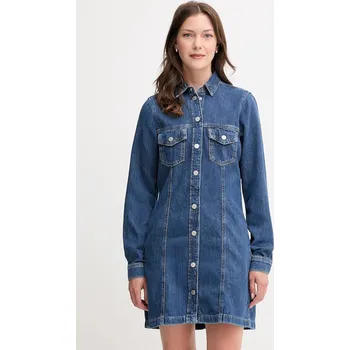 Dámské šaty Džínové šaty Pepe Jeans PL95377284C1 modrá 55X, vel. S