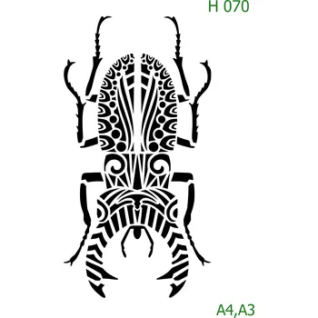 Šablona H 070 - A3 , Nelepící folie