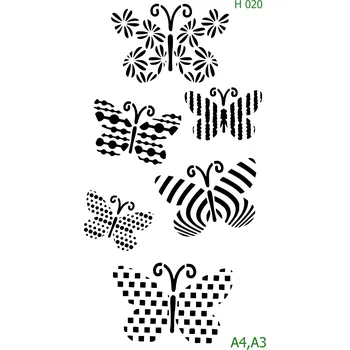Šablona H 020 - A3 , Nelepící folie