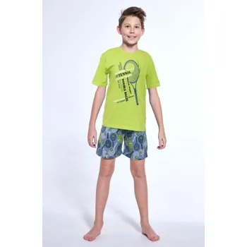 Chlapecké pyžamo Cornette pyžamo chlapecké 790/122 Tennis 2 - limetková, 146-152 (Chlapecké bavlněné pyžamo Cornette chlapecké 790/122)