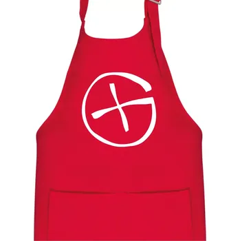 Kuchyňská zástěra Geocachka - Dětská zástěra na vaření - Univerzální velikost ( Červená )