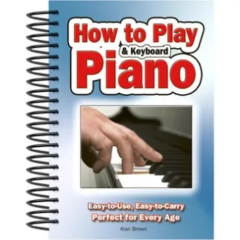 Cizojazyčná kniha How to Play Piano and Keyboard (Alan Brown)(Kroužková)