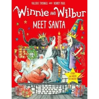 Cizojazyčná kniha Winnie and Wilbur Meet Santa with audio CD (Valerie Thomas)(Brožovaná)