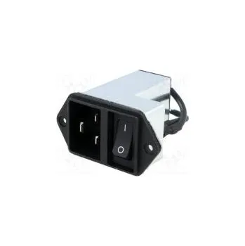 Elektrická zásuvka Konektor napájecí AC zásuvka vidlice 20A 250VAC IEC 60320