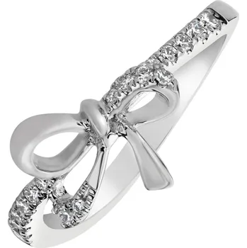 Prsten Prsten s diamanty Shiny Ribbon