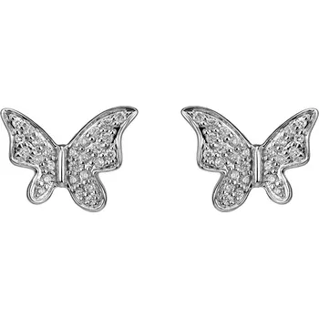 Náušnice Náušnice s diamanty Magic Butterfly