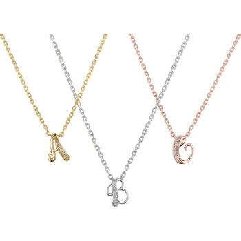 Náhrdelník Náhrdelník s diamanty Curly Diamonds J