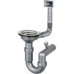 Deante Sifon pro 1 komorový nerezový dřez s přepadem - ZXY 9926