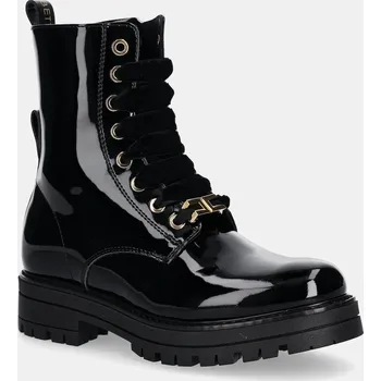 Dámské kozačky Dětské boty Elisabetta Franchi černá barva, F4A5-E0414 F4A5.E0414.35.38 99X, EUR 38