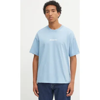 Pánská móda Bavlněné tričko Dickies ENTERPRISE TEE SS DK0A4YRN modrá 50X, vel. L