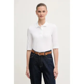 Pánské tričko Bavlněné tričko Lacoste šedá barva PF0503 00X, vel. 42