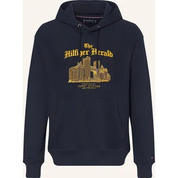 Pánská mikina Tommy Hilfiger Pánská Mikina S Kapucí, tmavě modrá, XXL