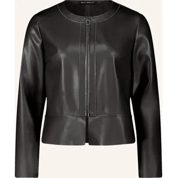 Dámský blejzr Betty Barclay Dámská Bunda V Koženém Vzhledu, černá, 48