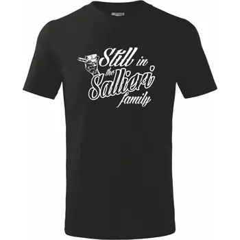 Still In The Sallieri Family - Tričko dětské bavlněné - 98 cm / 2 roky ( Černá )