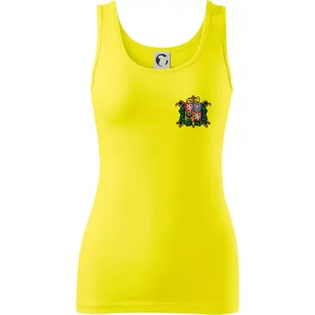 Dámské tričko Sbor dobrovolných hasičů - znak bez nápisu - Dámské tílko - XS ( Citrónová )