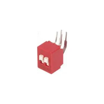Switch Přepínač DIP-SWITCH Počet sekcí 2 OFF-ON 0,025A/25VDC pol 2