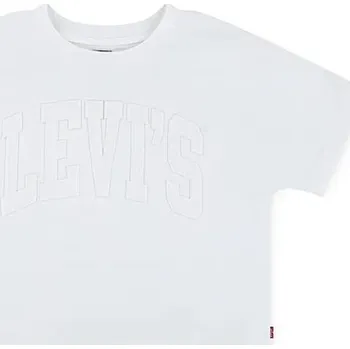 Chlapecké tričko Dětské tričko Levi's DOLMAN MEET AND GREET bílá barva, 4EN562 00X, vel. 140