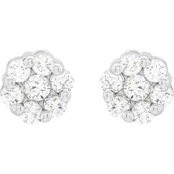 Náušnice Náušnice z bílého zlata s diamanty EA01693