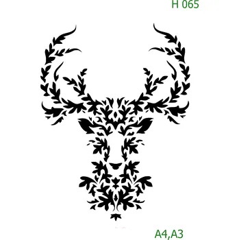 Šablona H 065 - A3 , Nelepící folie