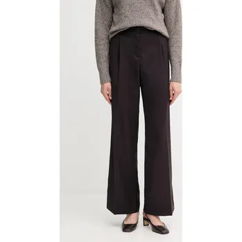 Dámské kalhoty Kalhoty Gaudi dámské, hnědá barva, high waist, 521FD25020 89X, vel. 40