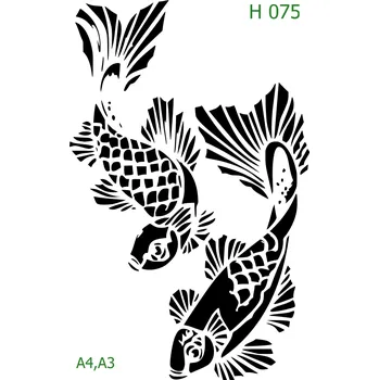 Šablona H 075 - A3 , Nelepící folie