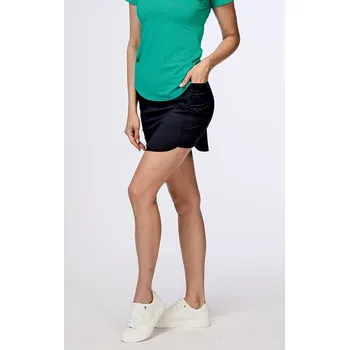 Dámská sukně Funkční sportovní černá dámská sukně s kraťasy a bočním dílem s potiskem 187 lom velikost L