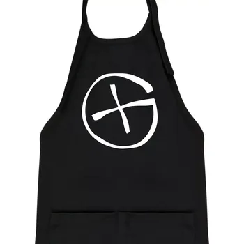 Kuchyňská zástěra Geocachka - Dětská zástěra na vaření - Univerzální velikost ( Černá )