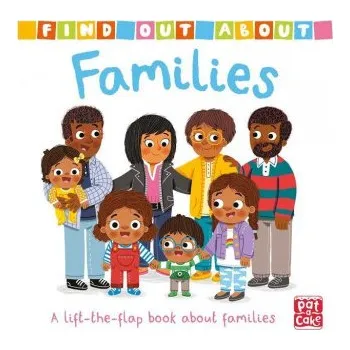 První čtění Find Out About: Families (PAT-A-CAKE)(Leporelo)