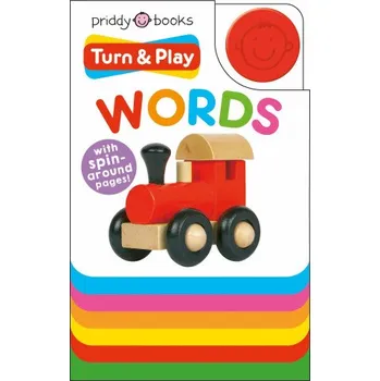 První čtění Baby Turn & Play Words (Roger Priddy,Priddy Books)(Leporelo)