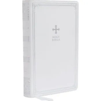 NRSV, Catholic Bible, Gift Edition, Leathersoft, White, Comfort Print (CATHOLIC BIBLE PRESS)(Pevná)