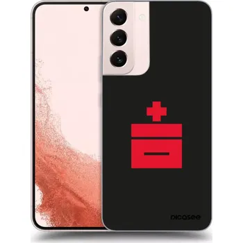 Pouzdro na mobilní telefon Picasee silikonový černý obal pro Samsung Galaxy S22+ 5G - Le Plastenciaga