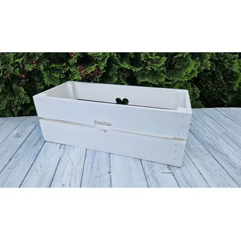 Úložný box Dřevěná bedýnka květináč 44 cm
