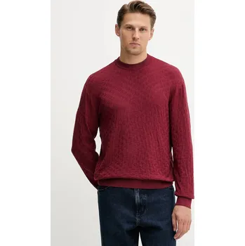 Pánský svetr Svetr Armani Exchange XM001316.AF10454 burgundské 83X, vel. XXL