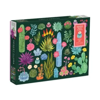 Puzzle Desert Flora 1000 Piece Puzzle with Shaped Pieces (Hra)