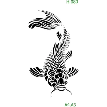 Šablona H 080 - A4 , Nelepící folie