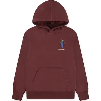 Chlapecká mikina Dětská mikina Levi's SADDLE MAN HOODIE 9EN717 burgundské 93X, vel. 140