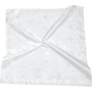 Šátek HEDVA ČESKÝ BROKÁT Šátek Ondrinek VSh 76x76 LEKNÍN bílá