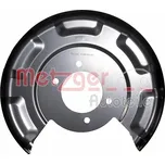 Ochranný plech proti rozstřikování, brzdový kotouč METZGER 6115590