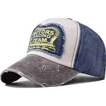 Kšiltovka Bavlněná Kšiltovka Racing TEAM Modrá