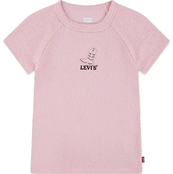 Dětské tričko Levi's COLOR BLOCK RAGLAN TOP 3EN517 růžová 03X, vel. 128