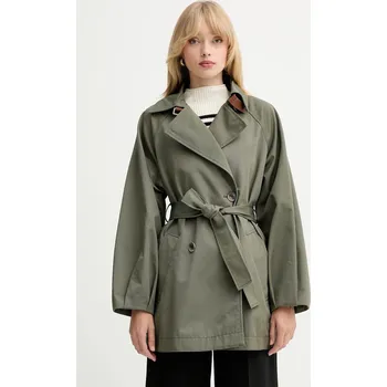 Dámský kabát Bavlněný trenčkot MAX&Co. 2526086091200 zelená 97X, vel. 34
