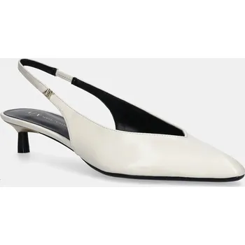 Dámské lodičky Lodičky Armani Exchange béžová barva, XW001651 AF17475 U1092 XW001651.AF17475.U1092 00X, EUR 39