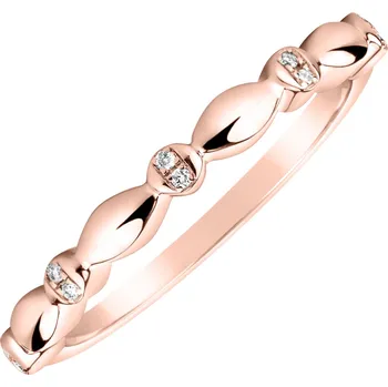 Prsten Prsten s diamanty Simplicity