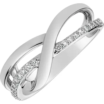 Prsten Prsten s diamanty Elegant Twist