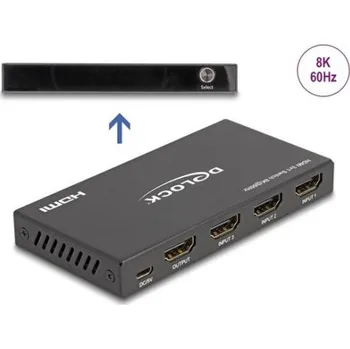 Počítač HDMI Switch 3 x HDMI in to 1 x HDMI out, HDMI Switch 3 x HDMI in to 1 x HDMI out (18603)
