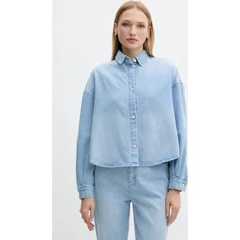 Pánská košile Džínová košile Armani Exchange XW001340.AF14494 modrá 55J, vel. XS