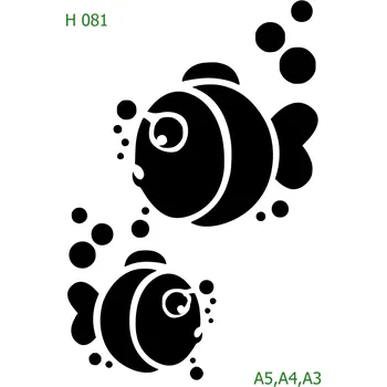 Šablona H 081 - A4 , Nelepící folie