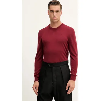 Pánský svetr Vlněný svetr Armani Exchange pánský, vínová barva, 8NZM3A ZM8AZ 8NZM3A.ZM8AZ. 83X, vel. XL