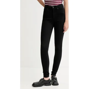 Dámské džíny Džíny Levi's RETRO HIGH SKINNY A5758 černá 99B, vel. 23/28